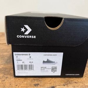 Brand new black converse